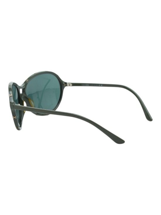 Chanel CC Logo Sunglasses Frame Green Acetate Eyewear main image 4